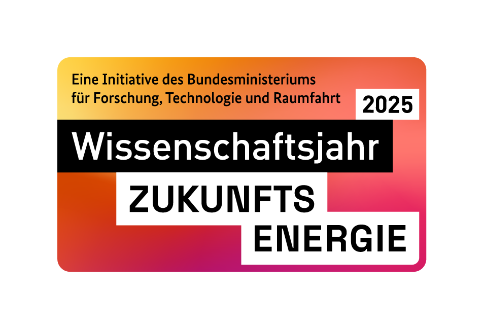 Logo für das Wissenschaftsjahr 2025 des Bundesministeriums für Forschung, Technologie und Raumfahrt